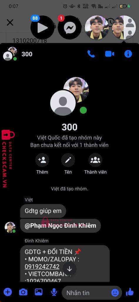 1310200718 TRAN KHANH LINH Techcombank bị cảnh báo lừa đảo scam