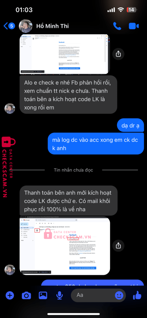 1357279340 LE THI HANG VCB bị cảnh báo lừa đảo scam