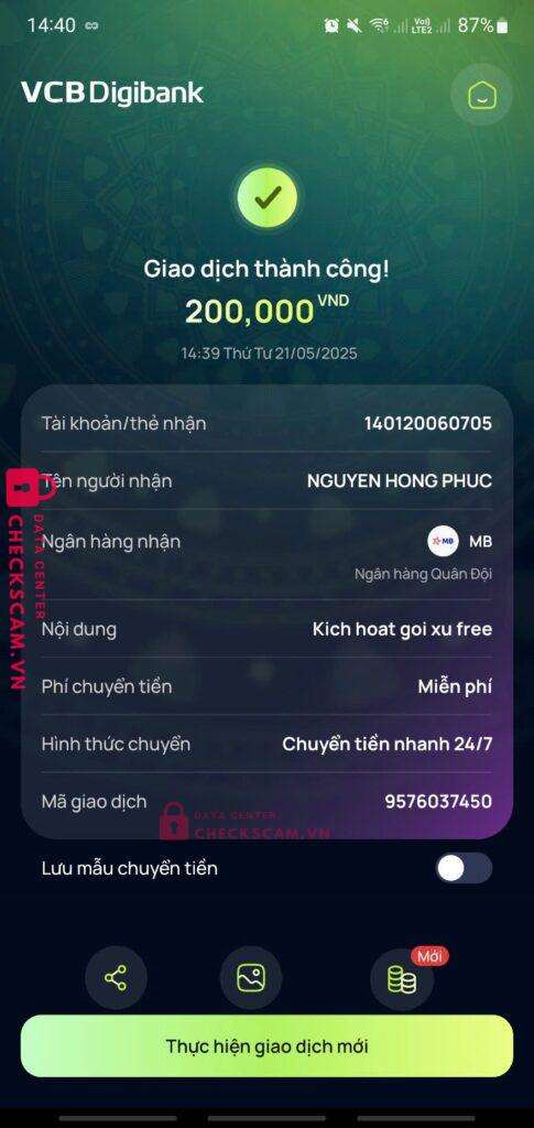 140120060705 Nguyen Hong Phuc MB bị cảnh báo lừa đảo scam