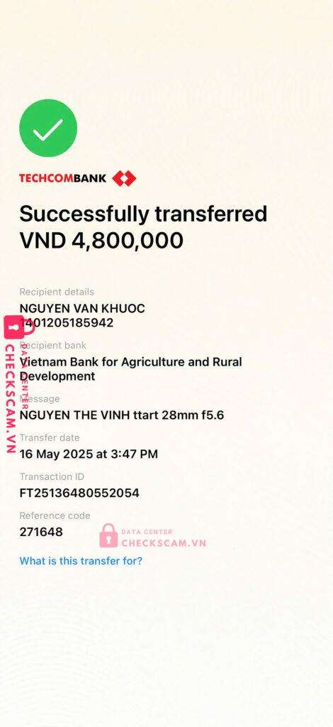 1401205185942 Nguyen Van Khuoc Agribank bị cảnh báo lừa đảo scam