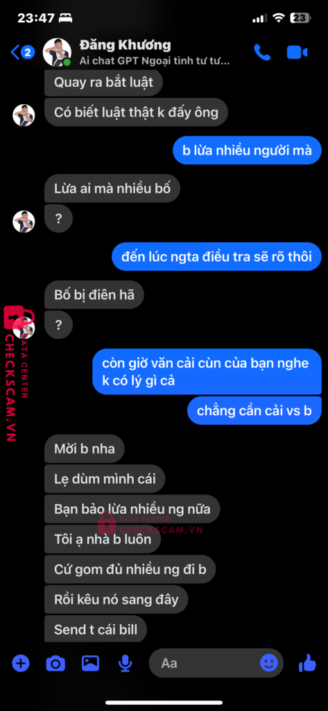 15102368686 TRAN DANG KHUONG MB bị cảnh báo lừa đảo scam