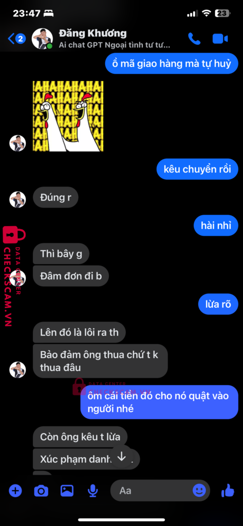 15102368686 TRAN DANG KHUONG MB bị cảnh báo lừa đảo scam