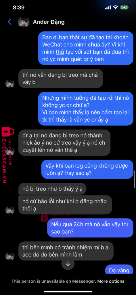 1538998888 DANG DINH THAI Techcombank bị cảnh báo lừa đảo scam