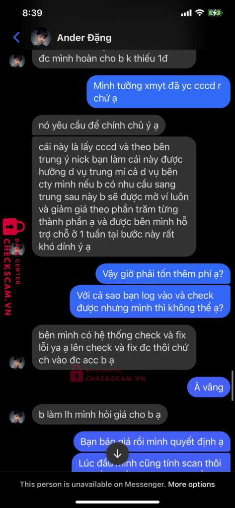 1538998888 DANG DINH THAI Techcombank bị cảnh báo lừa đảo scam