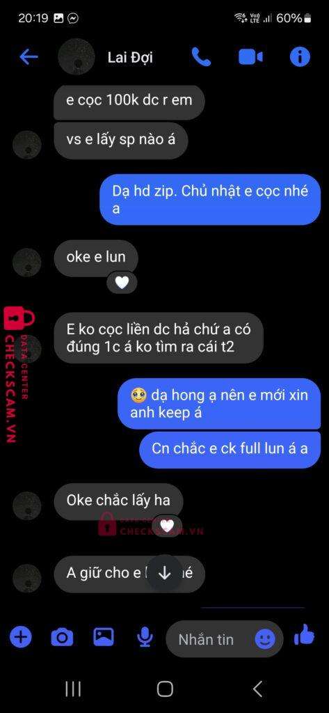 155144133 Huynh Nhat Hao MB bị cảnh báo lừa đảo scam