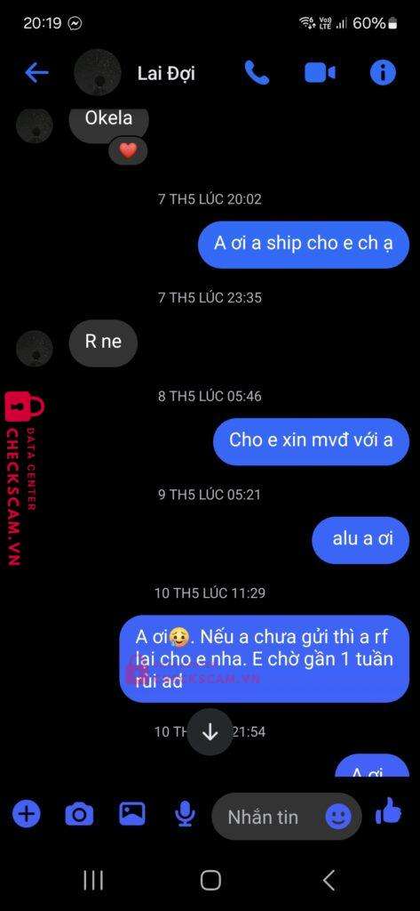 155144133 Huynh Nhat Hao MB bị cảnh báo lừa đảo scam