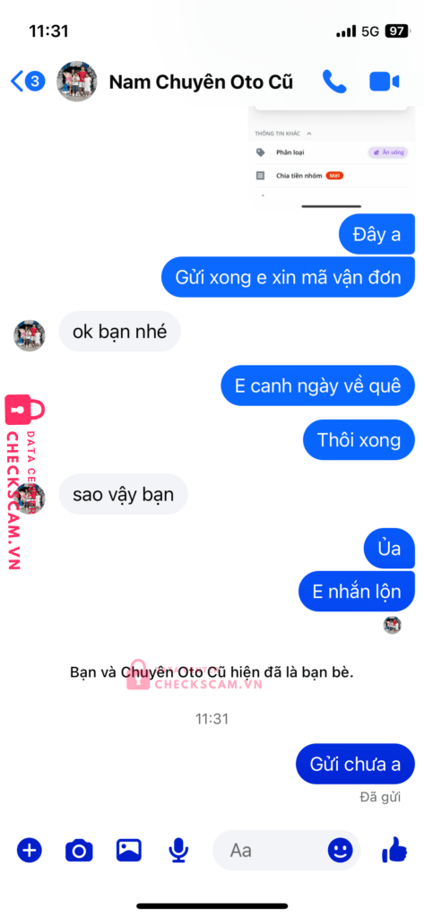 15779991 PHAM DUC NAM ACB bị cảnh báo lừa đảo scam