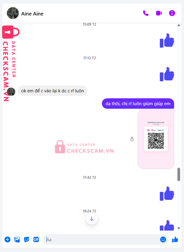 19036470485014 NGUYEN THI HANG Techcombank bị cảnh báo lừa đảo scam