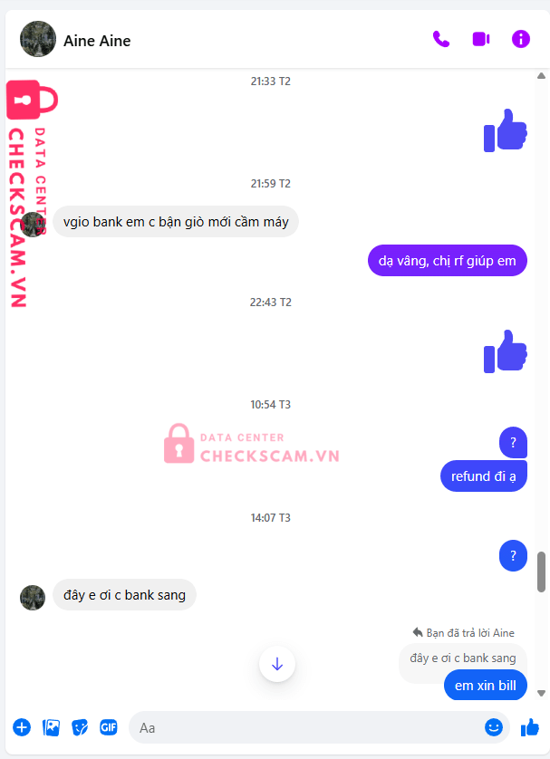 19036470485014 NGUYEN THI HANG Techcombank bị cảnh báo lừa đảo scam