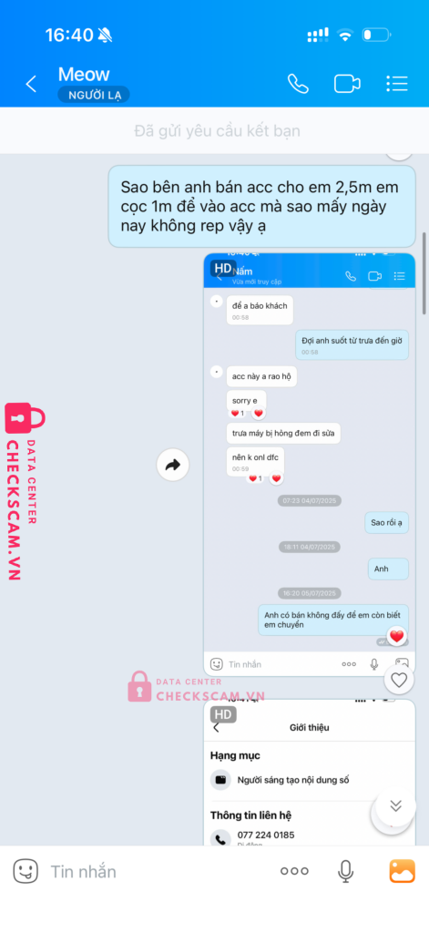 19038039195011 Nguyen Hong Quan Techcombank bị cảnh báo lừa đảo scam