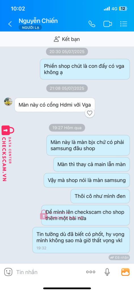 19038302603012 NGUYEN VAN CHIEN Techcombank bị cảnh báo lừa đảo scam