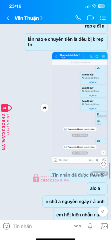 19050497994010 DO VAN THUAN Techcombank bị cảnh báo lừa đảo scam