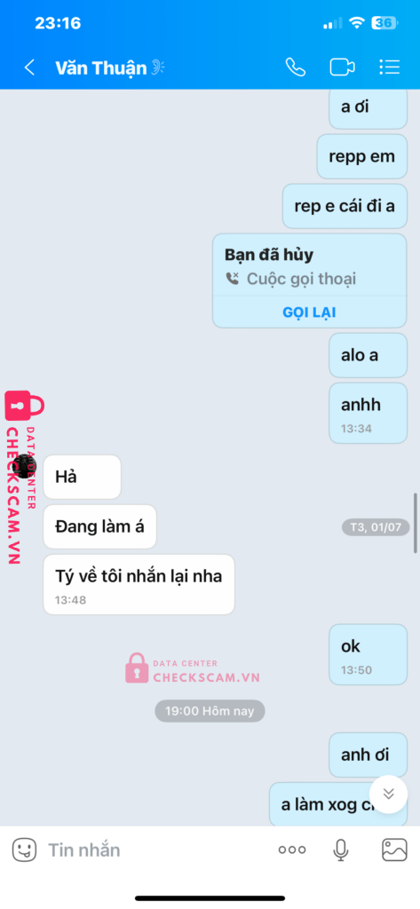 19050497994010 DO VAN THUAN Techcombank bị cảnh báo lừa đảo scam