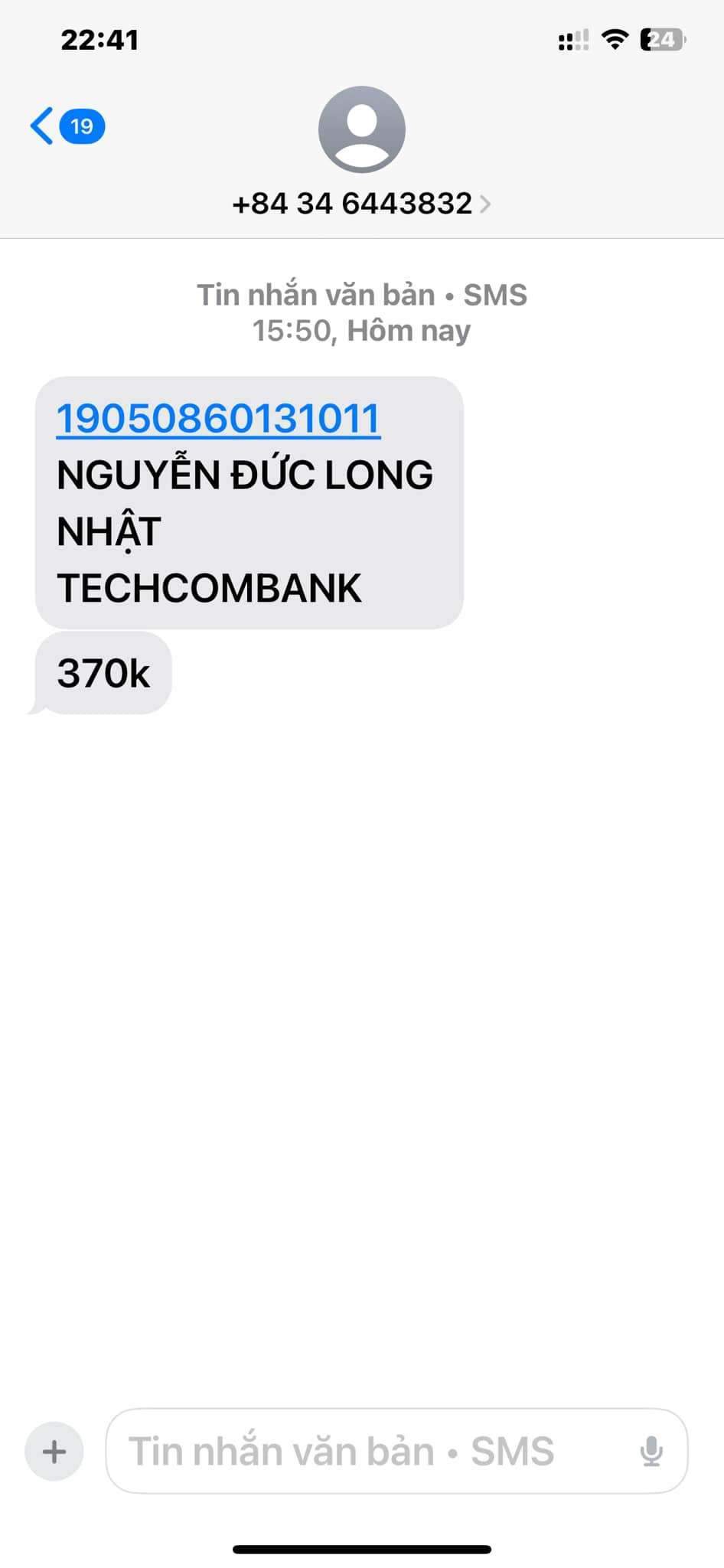 19050860131011 NGUYEN DUC LONG NHAT Techcombank bị cảnh báo lừa đảo scam