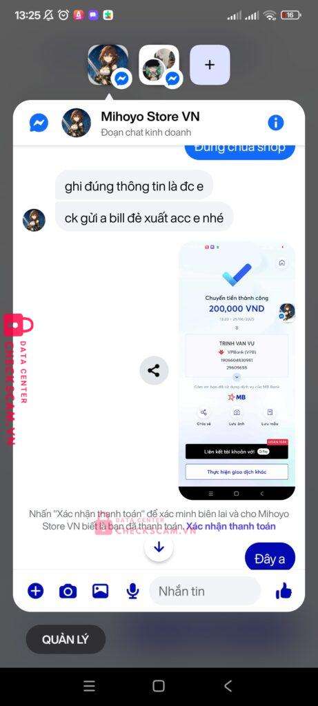 1906604830981 TRINH VAN VU VP BANK bị cảnh báo lừa đảo scam