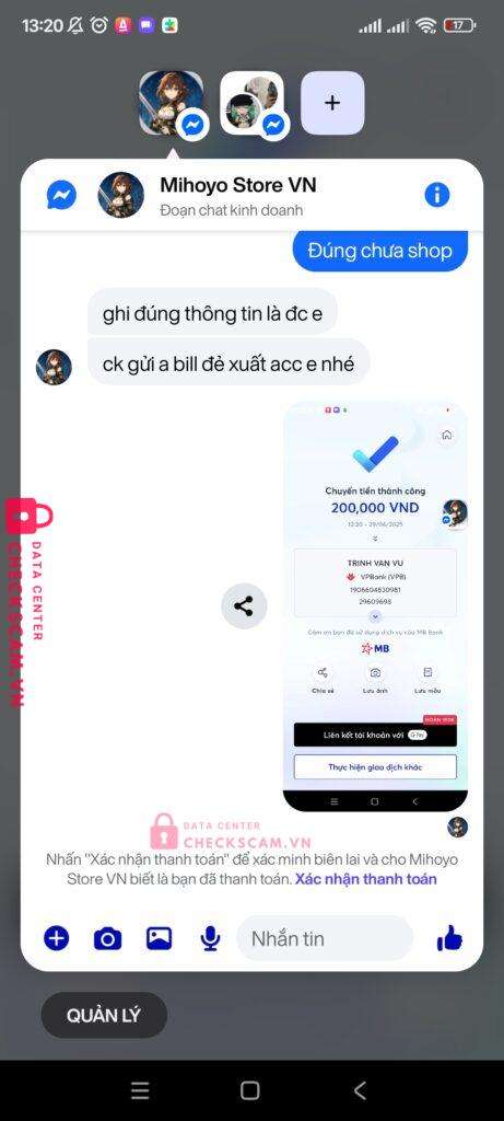 1906604830981 TRINH VAN VU VP BANK bị cảnh báo lừa đảo scam