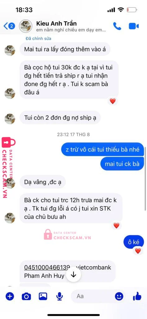 19072826516013 DO MINH TUAN Techcombank bị cảnh báo lừa đảo scam