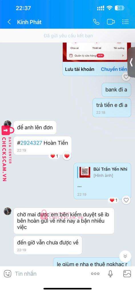 19072954878017 Ly Kinh Phat Techcombank bị cảnh báo lừa đảo scam