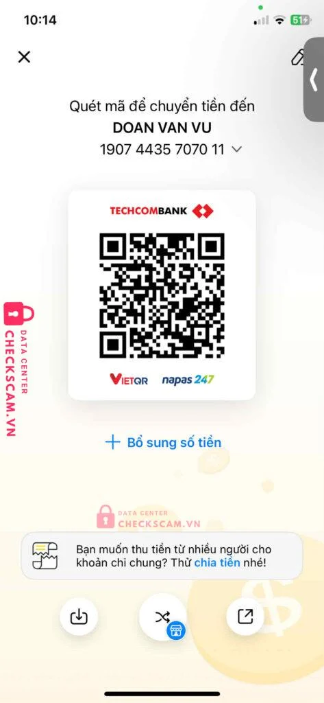 19074435707011 DOAN VAN VU Techcombank bị cảnh báo lừa đảo scam