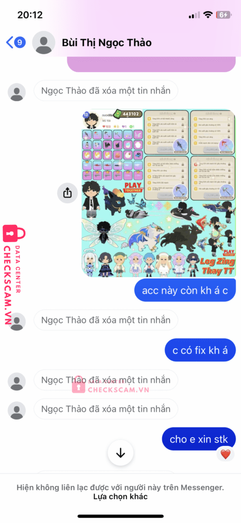 19327611052005 KHUAT VAN DAT MB bị cảnh báo lừa đảo scam