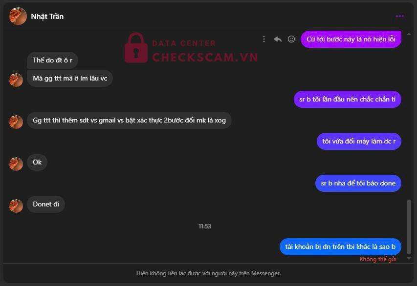 0339133081 Tran Dinh Nhat MB bị cảnh báo lừa đảo scam