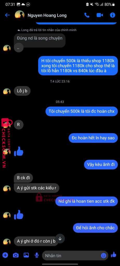 072200436 Nguyen Thanh Ly VIB bị cảnh báo lừa đảo scam