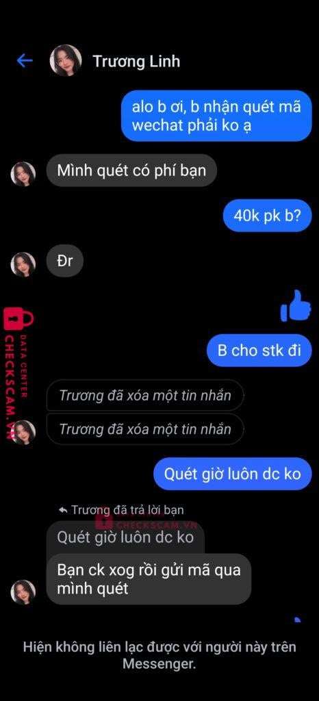 108601971409 Truong Nhat Linh Vietinbank bị cảnh báo lừa đảo scam