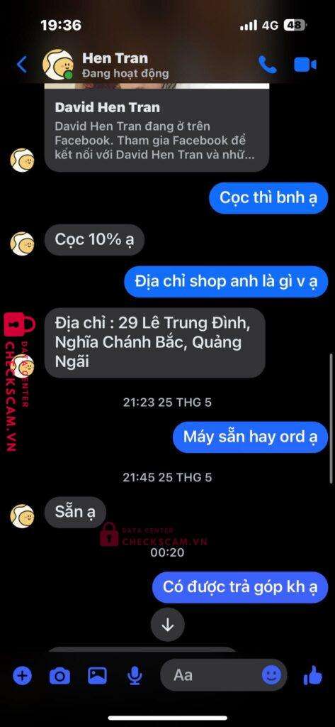 1877747946 Vo Hoang Khoi VCB bị cảnh báo lừa đảo scam