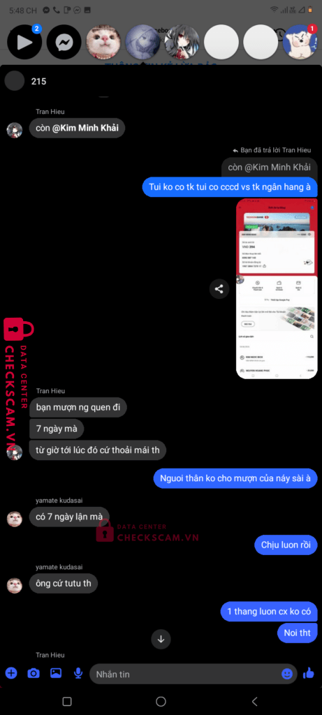 19032618351017 Tran Thi Minh Hieu Techcombank bị cảnh báo lừa đảo scam