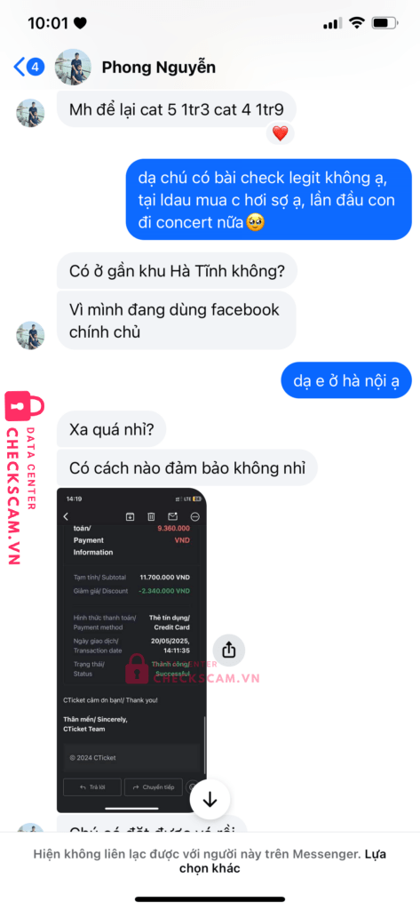 19037306717016 Nguyen Duy Thinh Techcombank bị cảnh báo lừa đảo scam