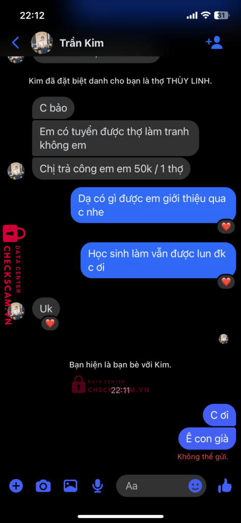 2204205296322 Nguyen Thi Nu Agribank bị cảnh báo lừa đảo scam