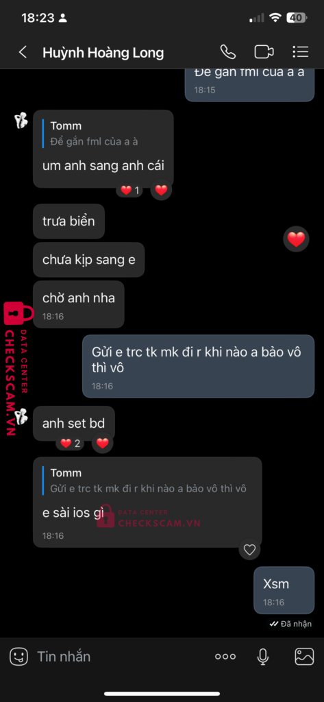 66096639969999 Huynh Hoang Long MB bị cảnh báo lừa đảo scam