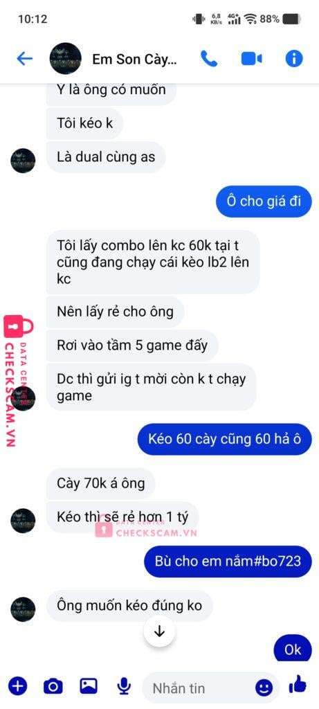999997599999 Mai Thanh Son Techcombank bị cảnh báo lừa đảo scam