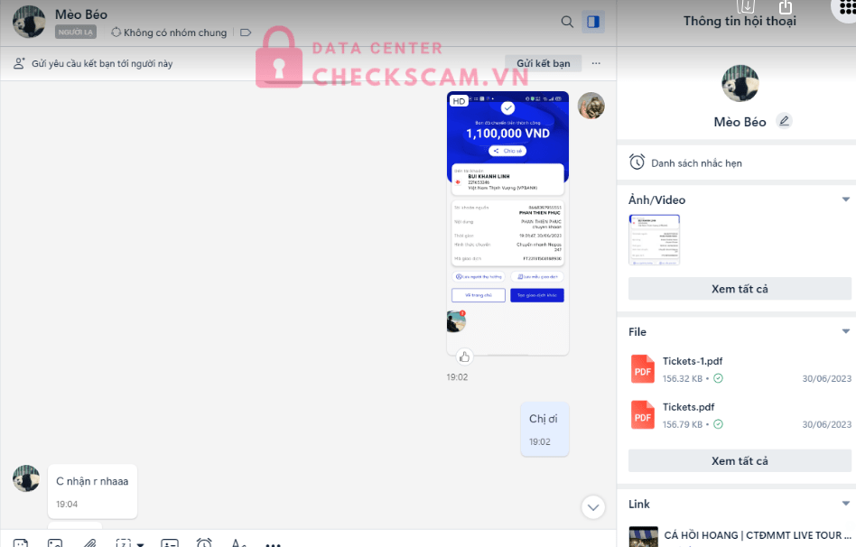 221653246 Bui Khanh Linh VP BANK bị cảnh báo lừa đảo scam