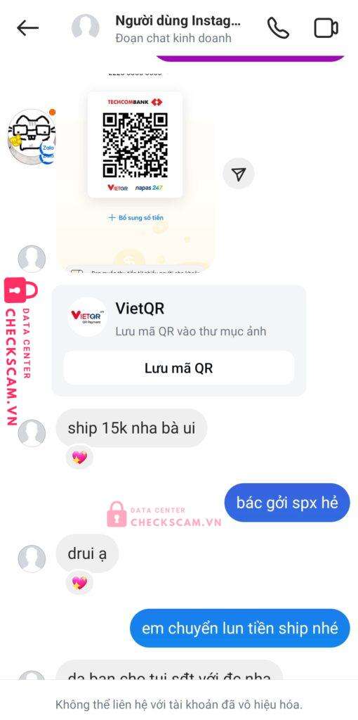 222333666999 NGUYEN THI MINH ANH Techcombank bị cảnh báo lừa đảo scam
