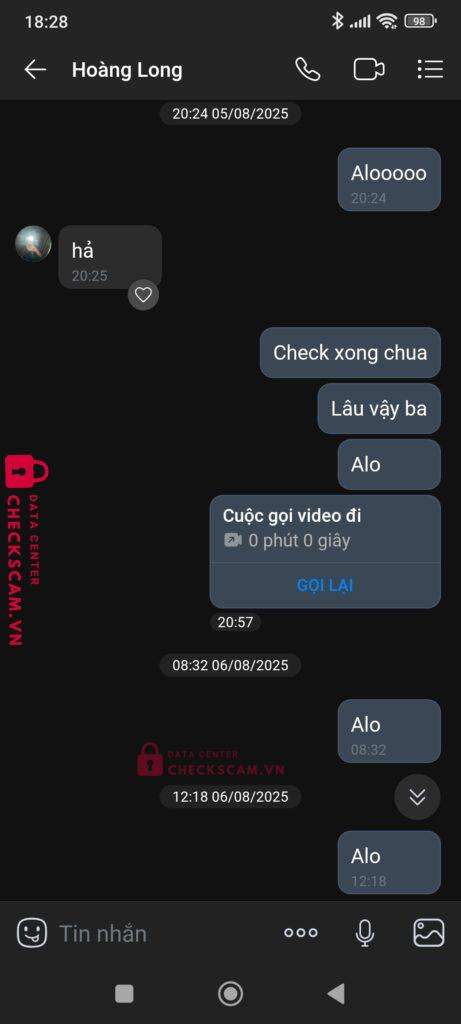 234499999 BUI TUAN LONG MB bị cảnh báo lừa đảo scam