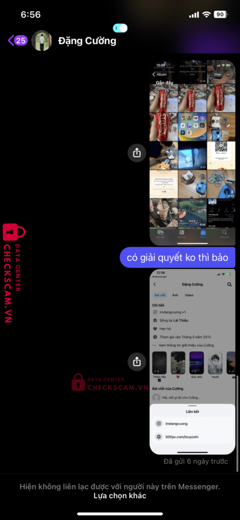 2345679390 Dang Nguyen Quoc Cuong Techcombank bị cảnh báo lừa đảo scam
