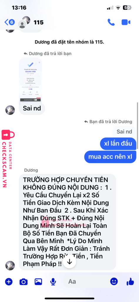 2702034480 PHAN HUU PHU MB bị cảnh báo lừa đảo scam