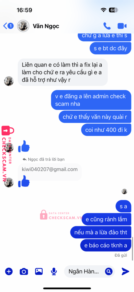 2704042012 TRAN THI HOA Techcombank bị cảnh báo lừa đảo scam