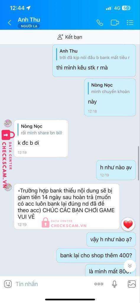 2823386362 NGUYEN HOANG PHU Techcombank bị cảnh báo lừa đảo scam