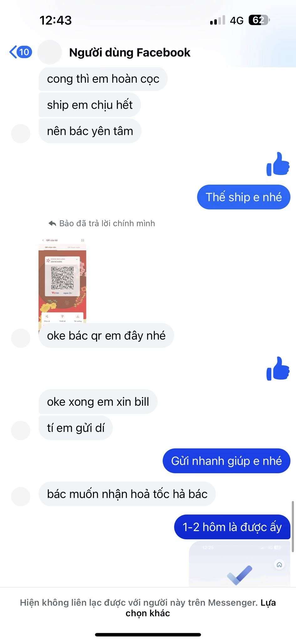2841806886 HOANG BAO LONG MB bị cảnh báo lừa đảo scam