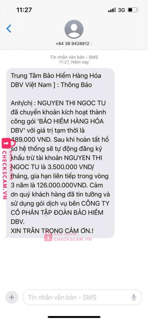 291019927 NGUYEN VAN THAI VIB bị cảnh báo lừa đảo scam
