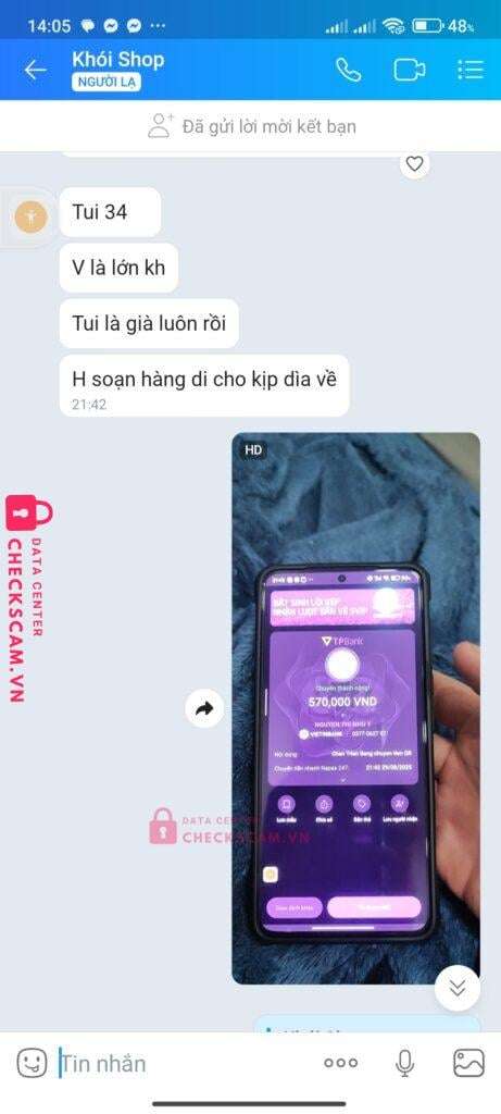 0326727140 Nguyen Thi Nhu Y MB bị cảnh báo lừa đảo scam
