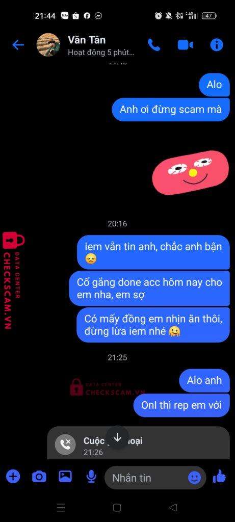 04527821355555 Le Huy Hoang MB bị cảnh báo lừa đảo scam