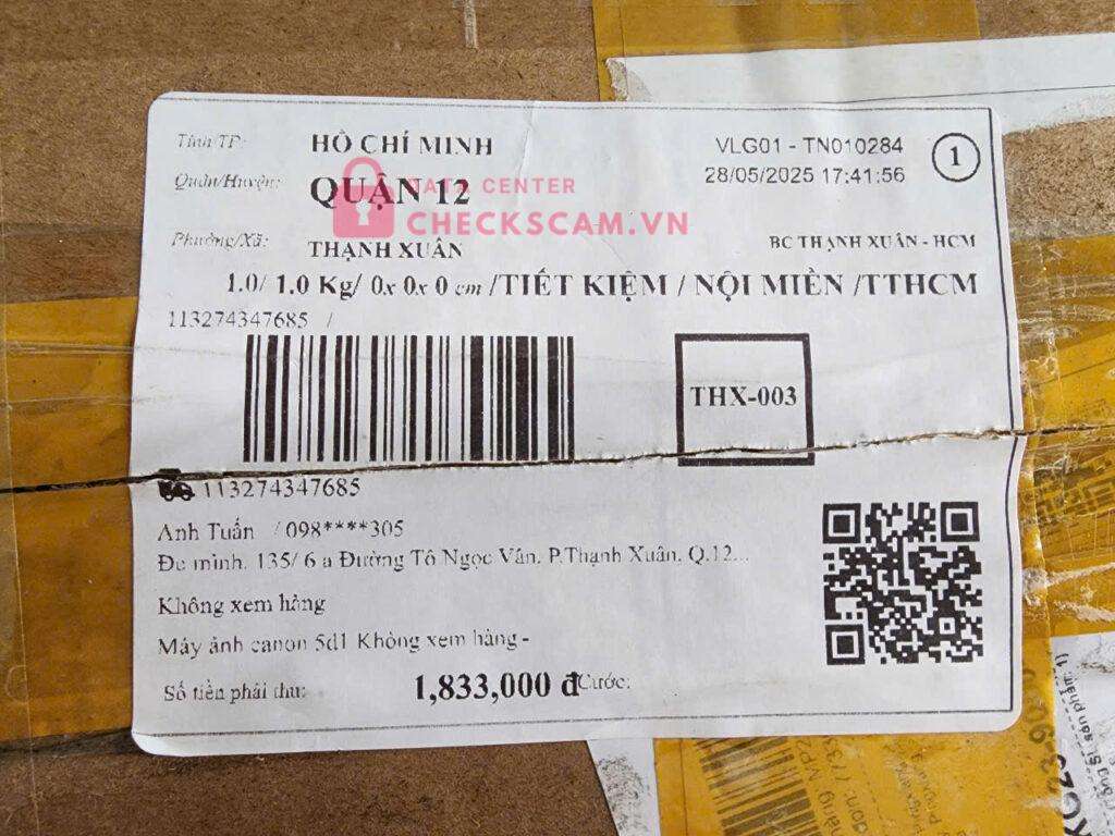 105876457660 Nguyen Huu Thinh Vietinbank bị cảnh báo lừa đảo scam