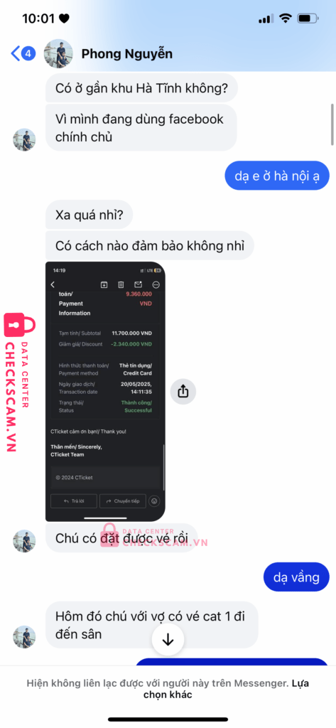 19037306717016 Nguyen Duy Thinh Techcombank bị cảnh báo lừa đảo scam