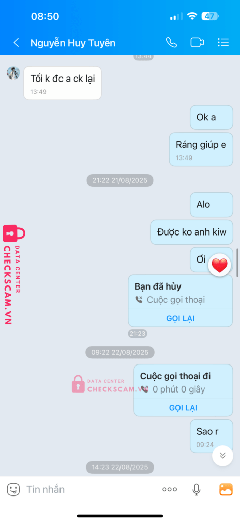 19074560310018 Nguyen Huy Tuyen Techcombank bị cảnh báo lừa đảo scam