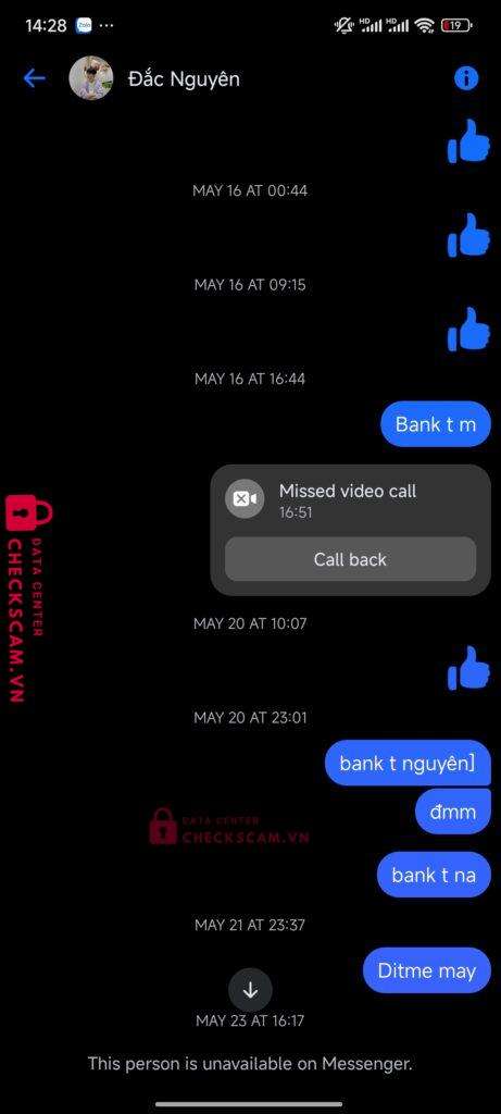666000567868 Vo Thi Anh Ly SeABank bị cảnh báo lừa đảo scam