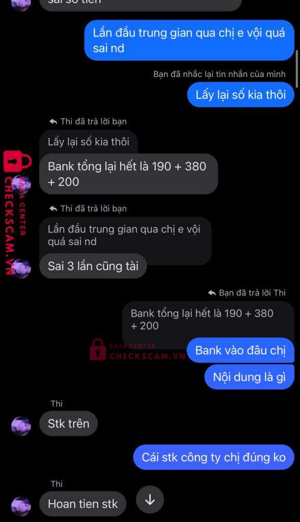99MM25128M15000546 Nguyen Thi Mong Thi Huheo Gdtg BV BANK bị cảnh báo lừa đảo scam