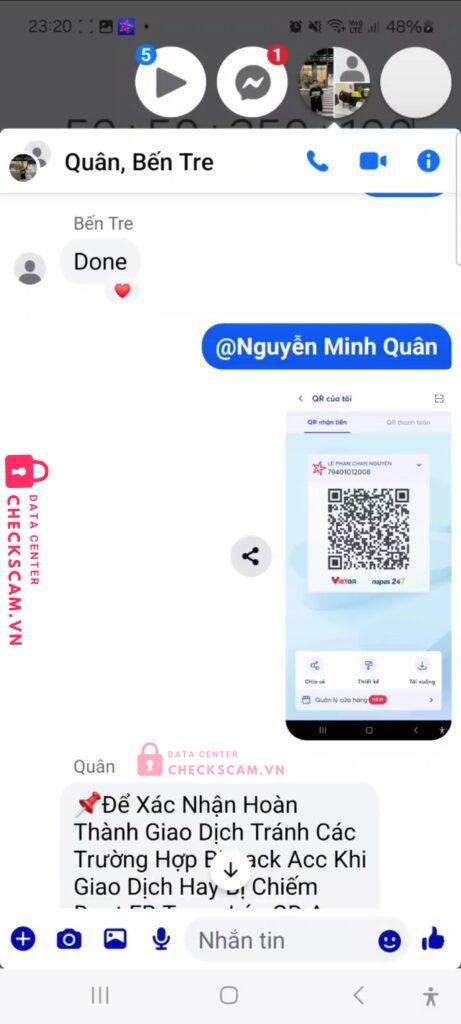 3339933993399 PHAM MINH QUAN MB bị cảnh báo lừa đảo scam